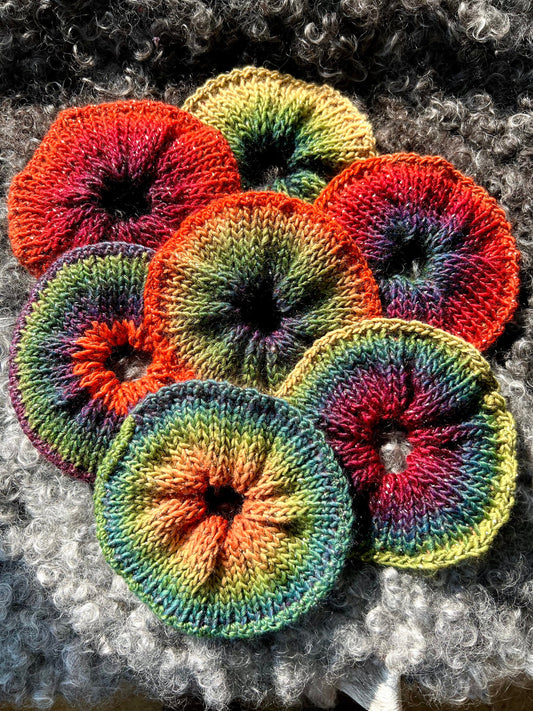 Scrunchies – Kerstin, Summer, Large Knitted Soft Hair Ties