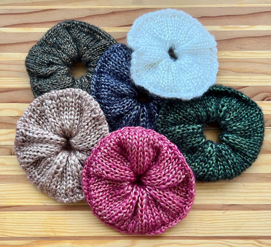 Scrunchies – Victoria, Large Knitted Soft Hair Ties