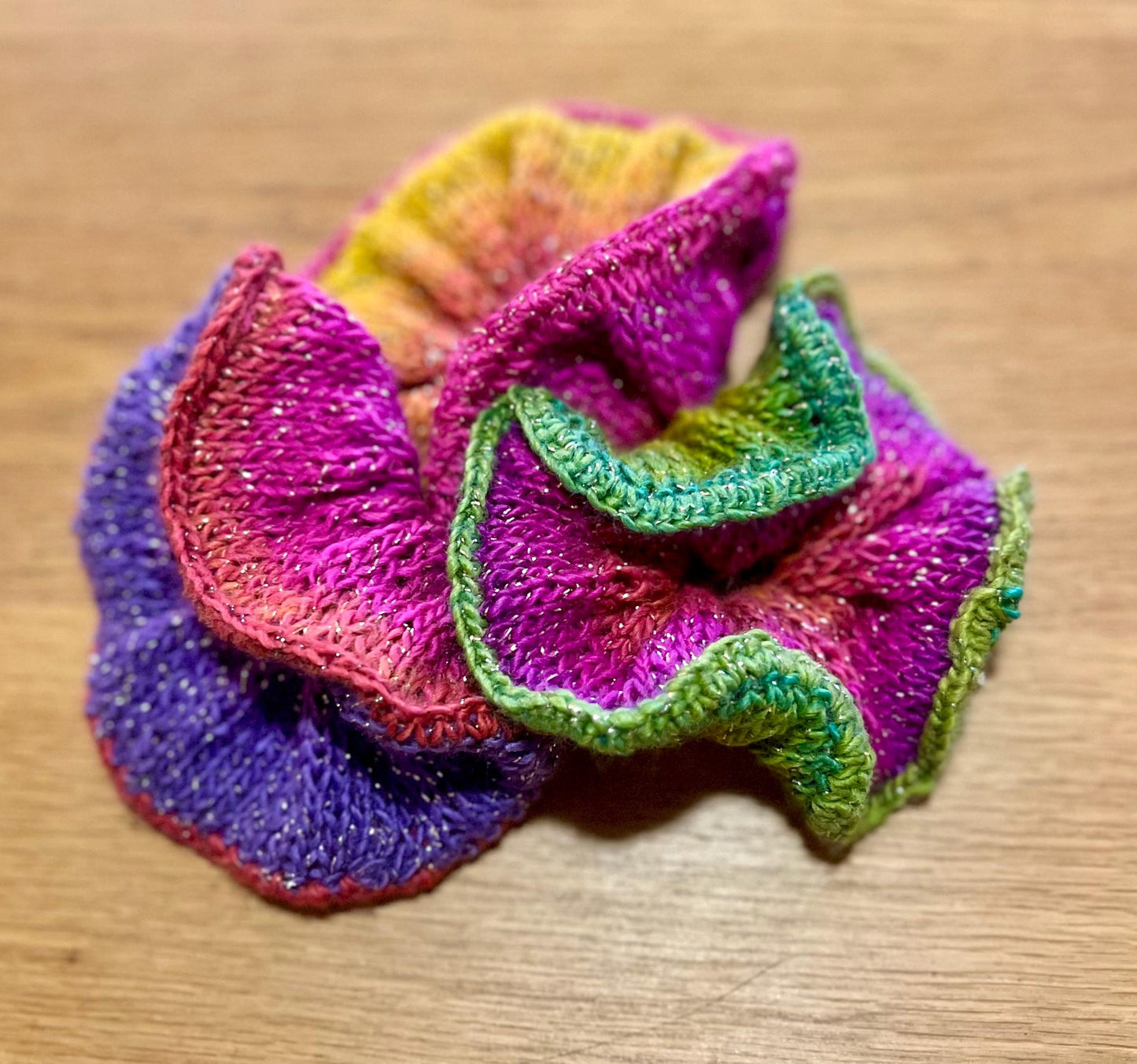 Scrunchies – Kerstin, Package of 3, Large Knitted Hair Ties