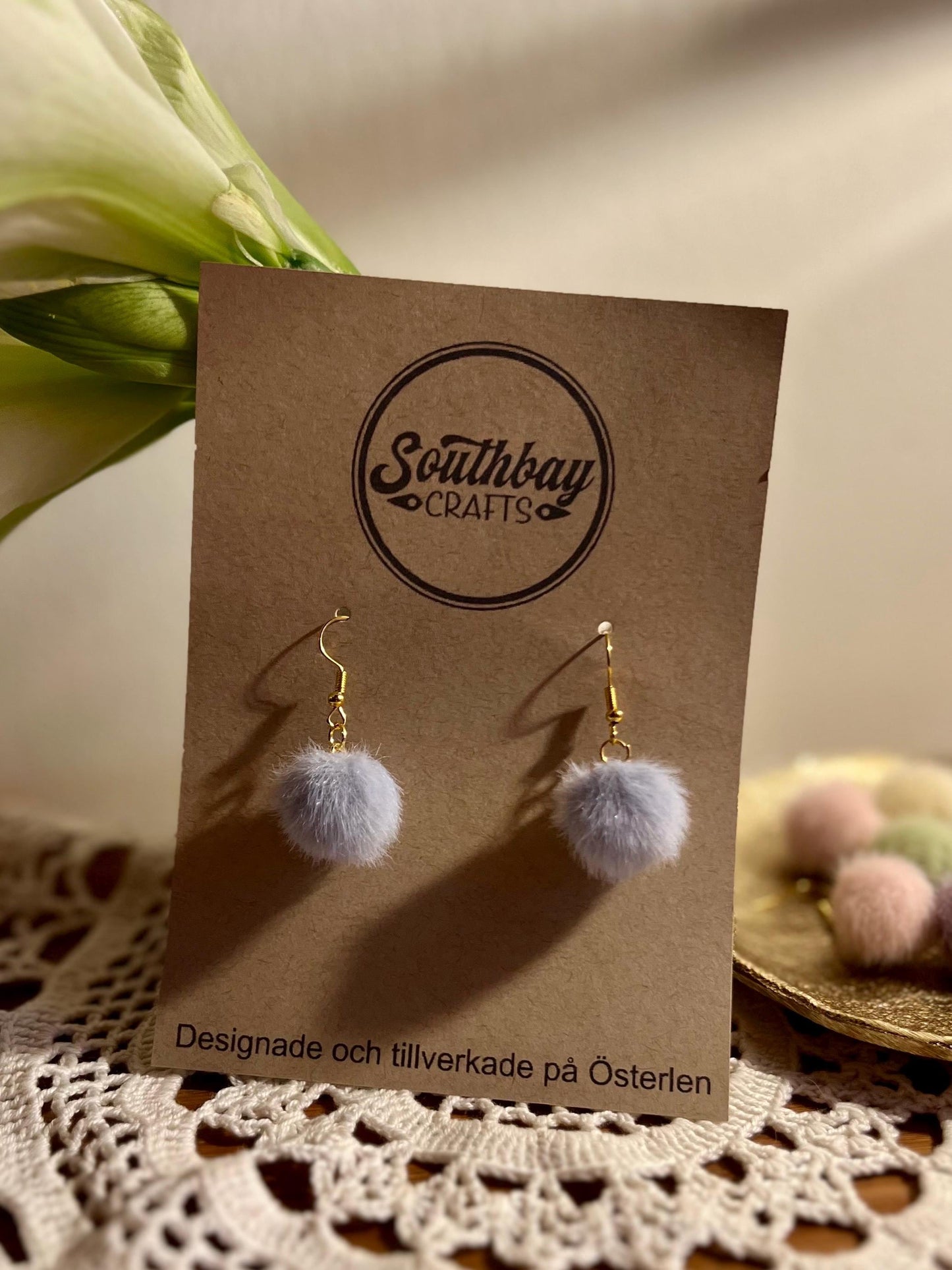 Fluffy Earrings, nickel-free