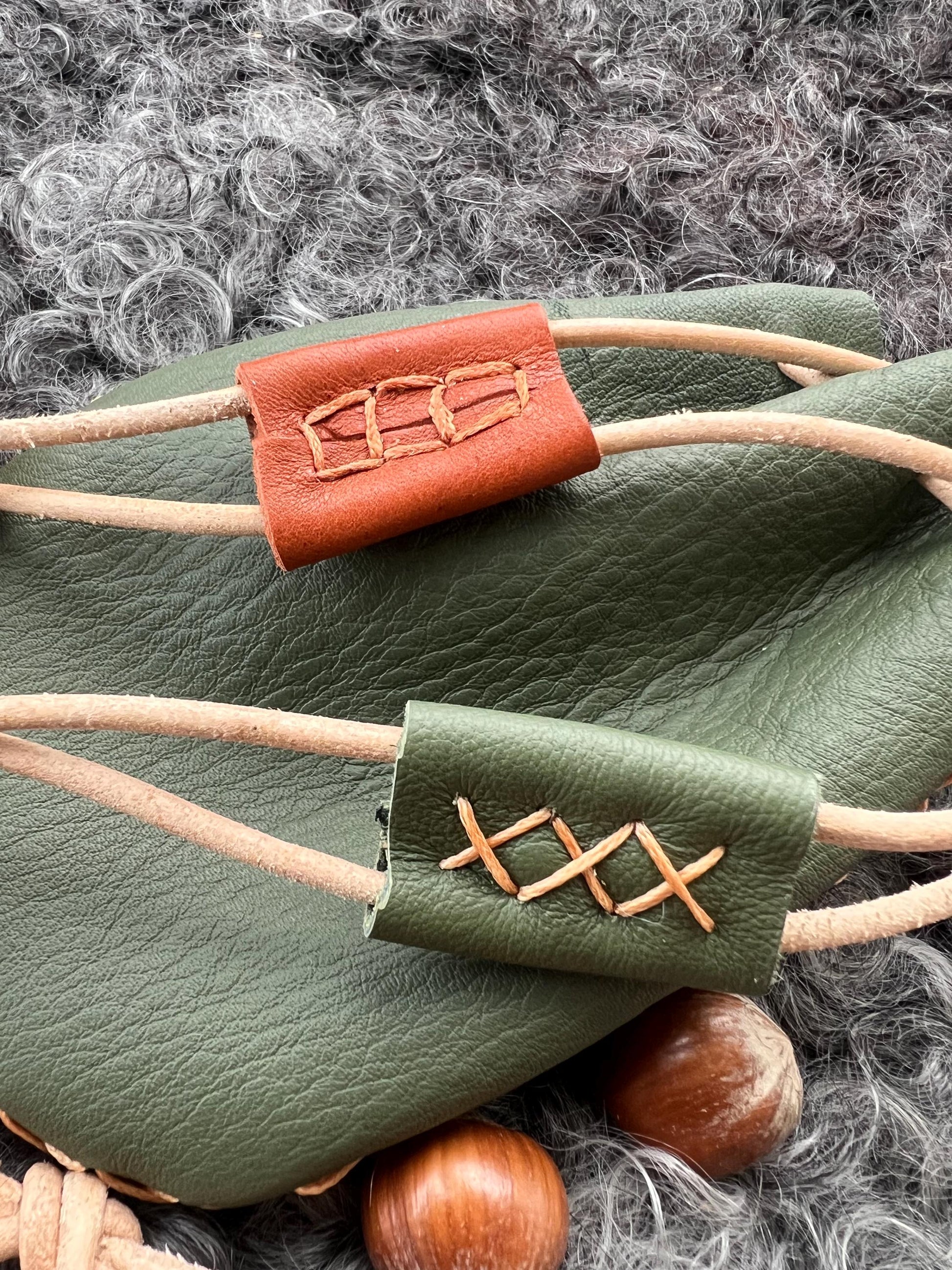 Leather Drawstring Pouch PDF Pattern – Renfaire, LARP Beginner Project (Digital Download)