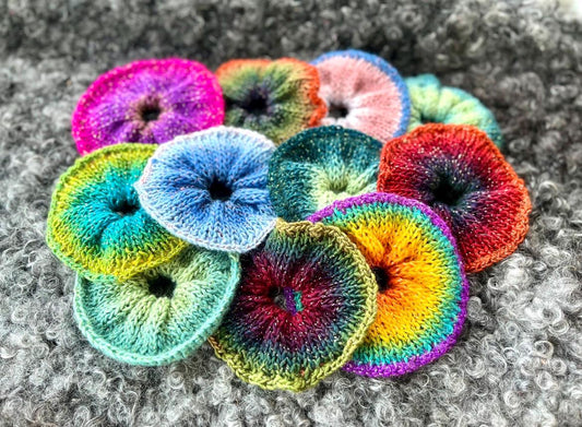 Scrunchies – Kerstin, Package of 3, Large Knitted Hair Ties