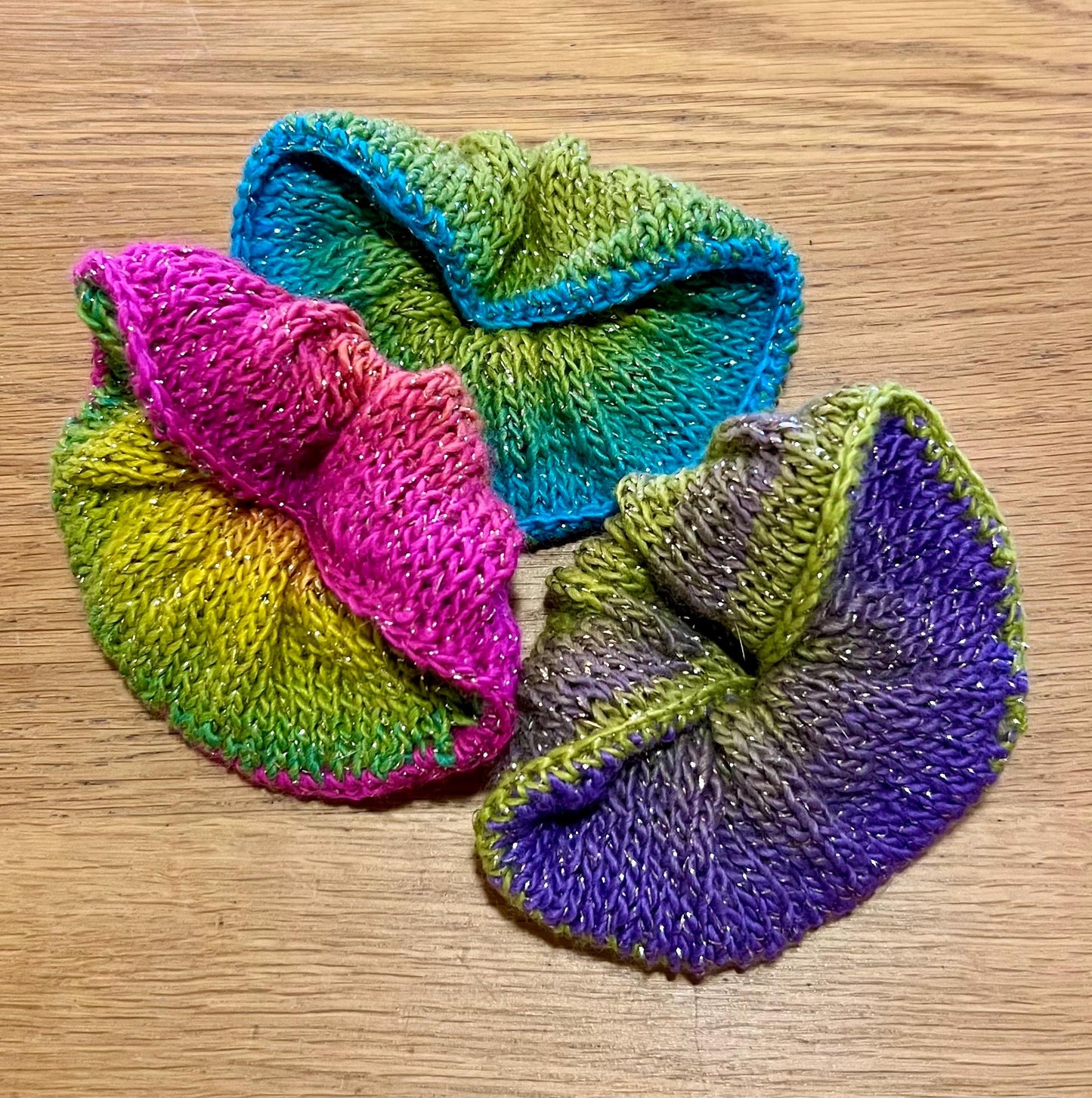 Scrunchies – Kerstin, Package of 3, Large Knitted Hair Ties
