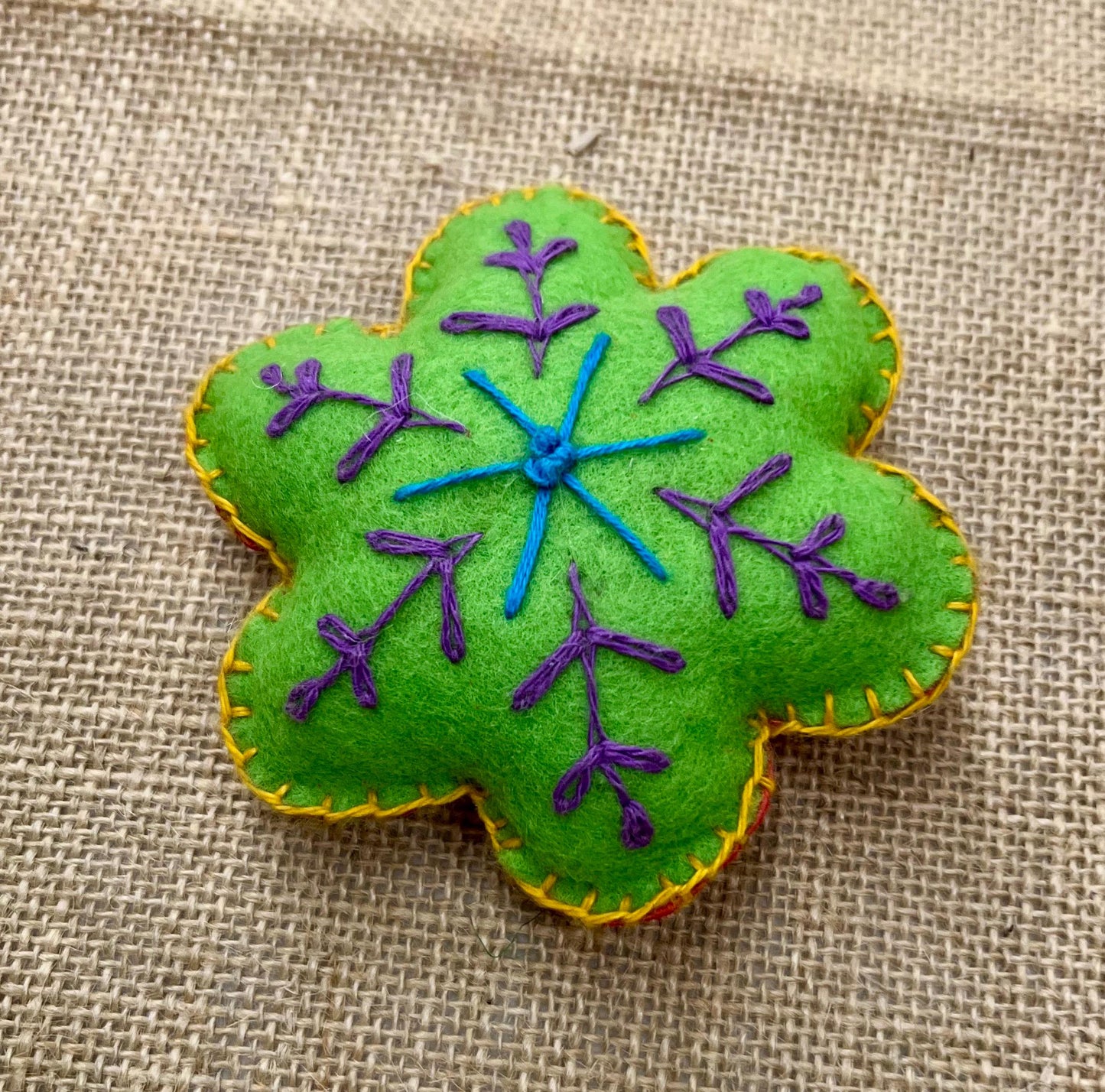 Pincushion Felt and Leather