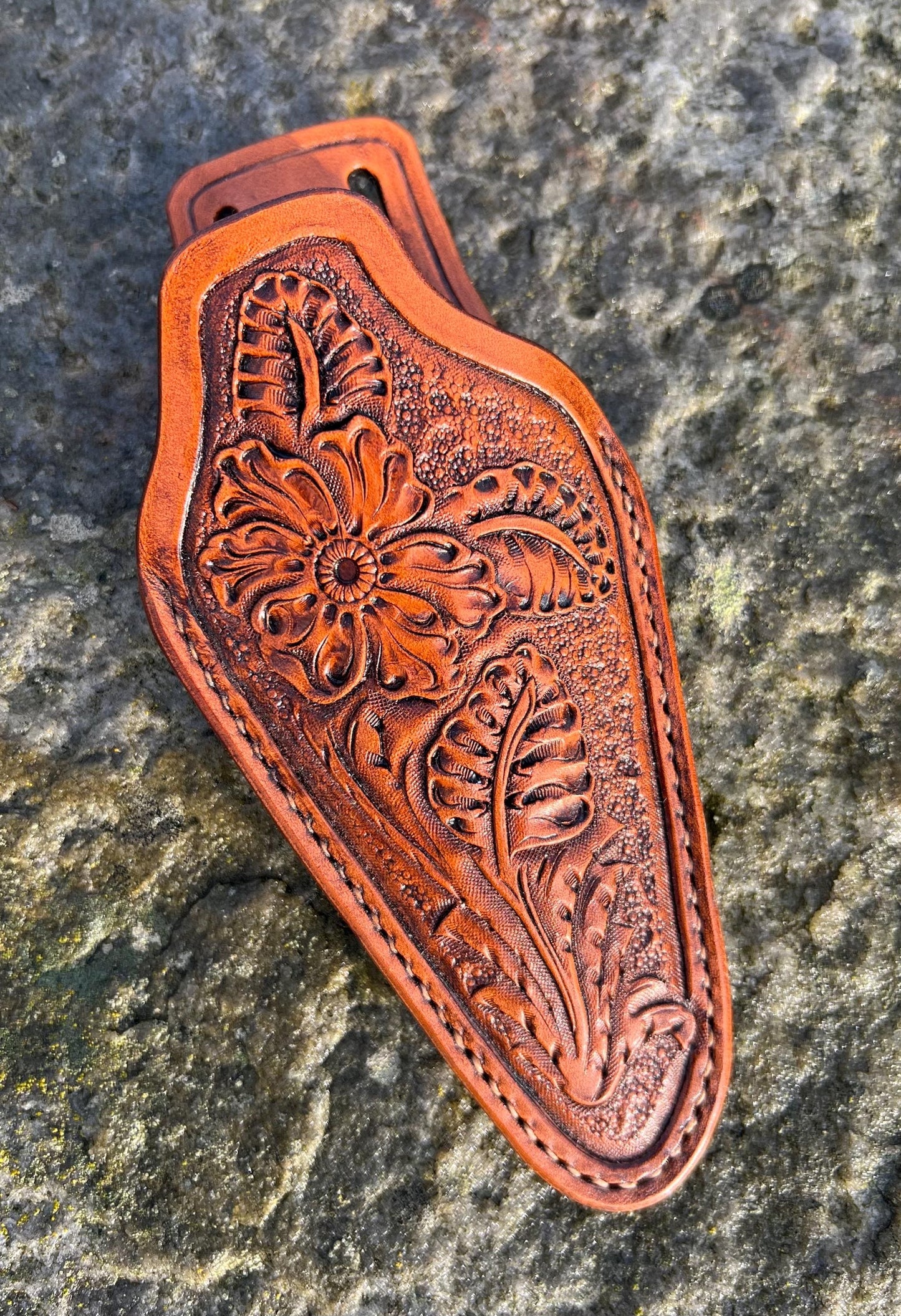 Handmade Swedish Leather Garden Pruner Sheath, Vegetable Tanned Tool Pouch