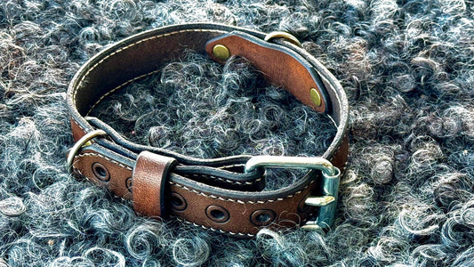 Handmade Leather Dog Collar