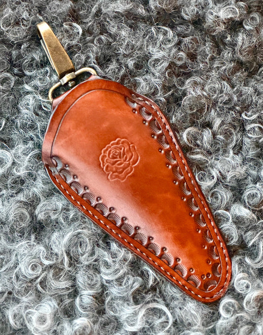 Carabiner Pruner Holster - Handmade Leather